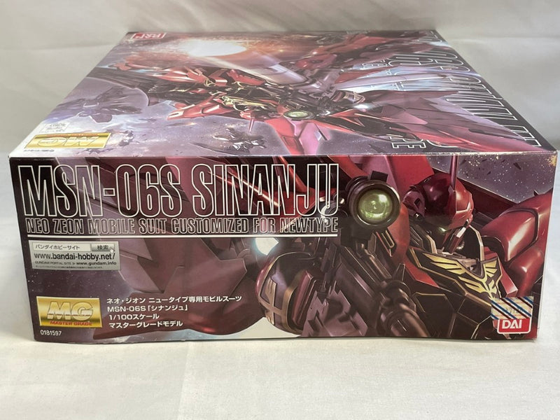 【中古】【未組立】1/100 MG MSN-06S シナンジュ 「機動戦士ガンダムUC」 [0181597]＜プラモデル＞（代引き不可）6573
