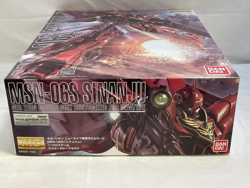 【中古】【未組立】1/100 MG MSN-06S シナンジュ 「機動戦士ガンダムUC」 [0181597]＜プラモデル＞（代引き不可）6573