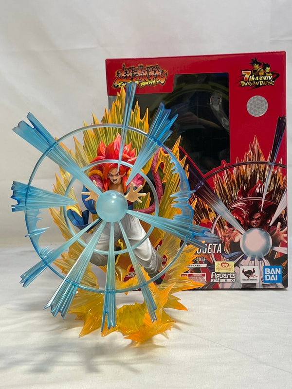 【中古】【開封品】ドッカンバトル7周年×フィギュアーツZERO[超激戦]コラボ 超サイヤ人4ゴジータ＜フィギュア＞（代引き不可）6573