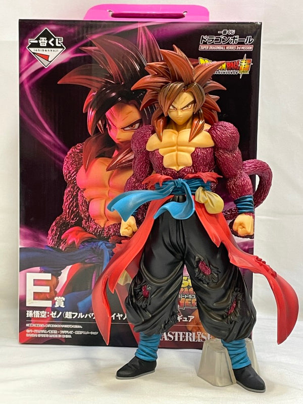 【中古】【開封済】超フルパワーサイヤ人4 限界突破孫悟空：ゼノ 「一番くじ ドラゴンボール HEROES 3rd MISSION」E賞＜フィギュア＞（代引き不可）6573