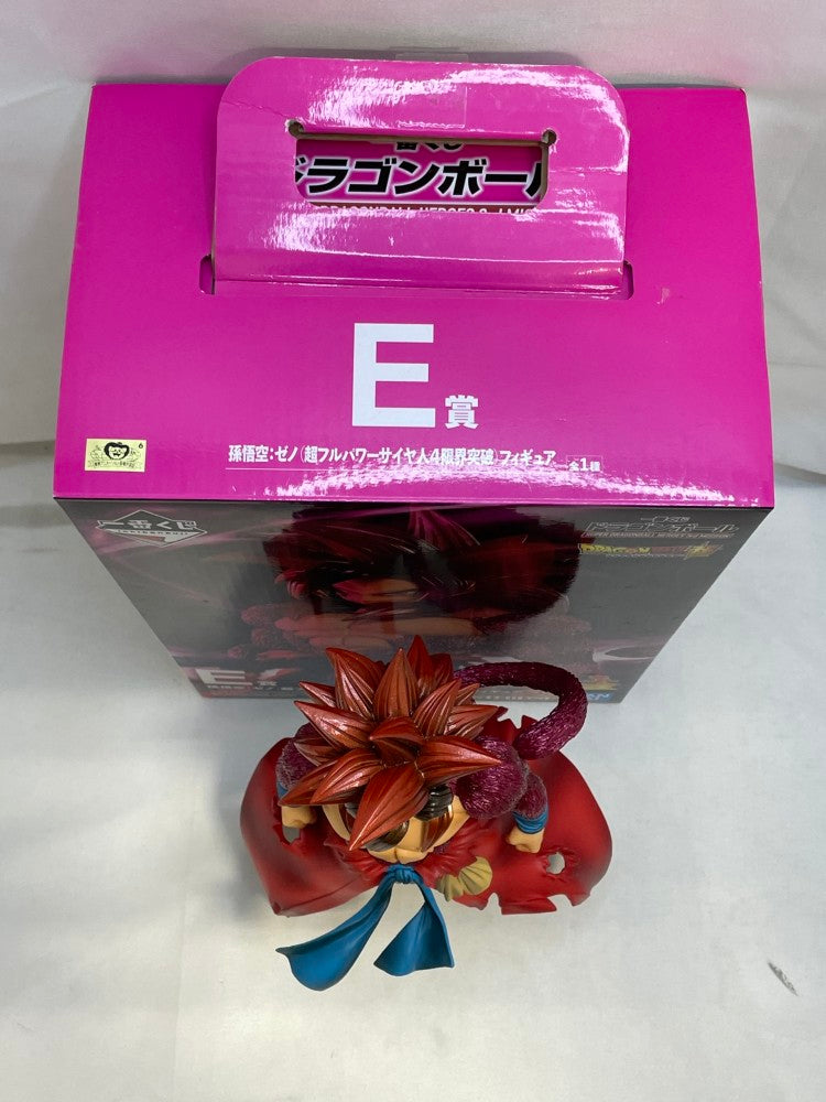 【中古】【開封済】超フルパワーサイヤ人4 限界突破孫悟空：ゼノ 「一番くじ ドラゴンボール HEROES 3rd MISSION」E賞＜フィギュア＞（代引き不可）6573