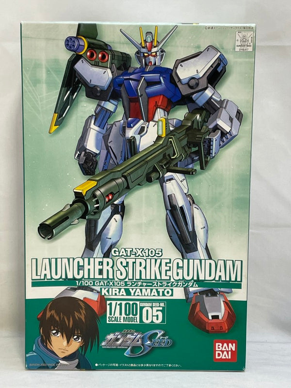 【中古】【未組立】1/100 ランチャーストライクガンダム「機動戦士ガンダムSEED」＜プラモデル＞（代引き不可）6573