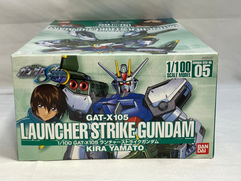 【中古】【未組立】1/100 ランチャーストライクガンダム「機動戦士ガンダムSEED」＜プラモデル＞（代引き不可）6573