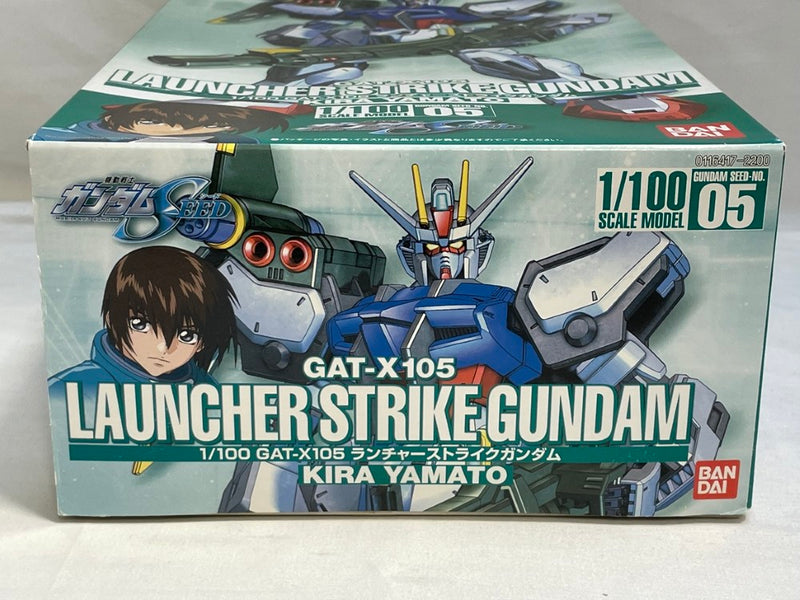 【中古】【未組立】1/100 ランチャーストライクガンダム「機動戦士ガンダムSEED」＜プラモデル＞（代引き不可）6573