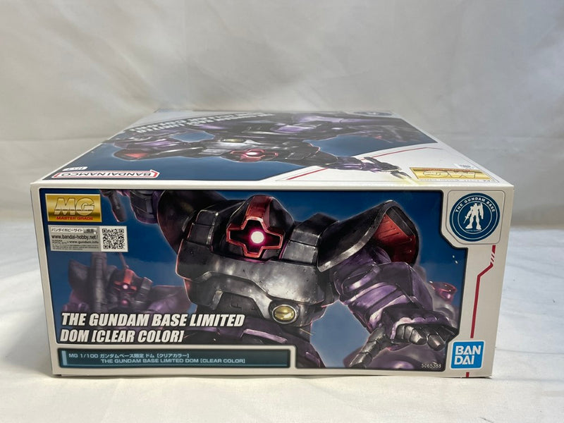 【中古】【未組立】1/100 MG MS-09 ドム(クリアカラー) 「機動戦士ガンダム」 ガンダムベース限定 [5065388]＜プラモデル＞（代引き不可）6573