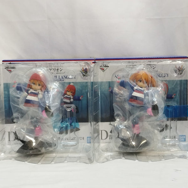 【中古】【開封済】【セット】式波・アスカ・ラングレー(幼少期) 「一番くじ エヴァンゲリオン 〜ヤマト作戦!〜」 D賞＜フィギュア＞（代引き不可）6573