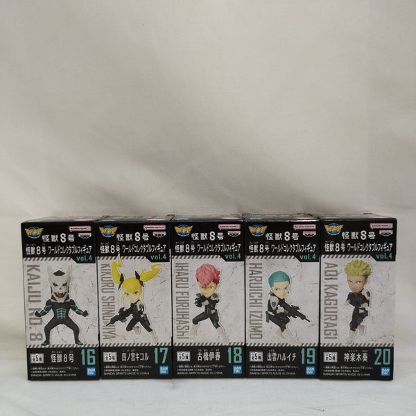 【中古】【未開封】全5種セット 「怪獣8号」 ワールドコレクタブルフィギュアvol.4＜フィギュア＞（代引き不可）6573