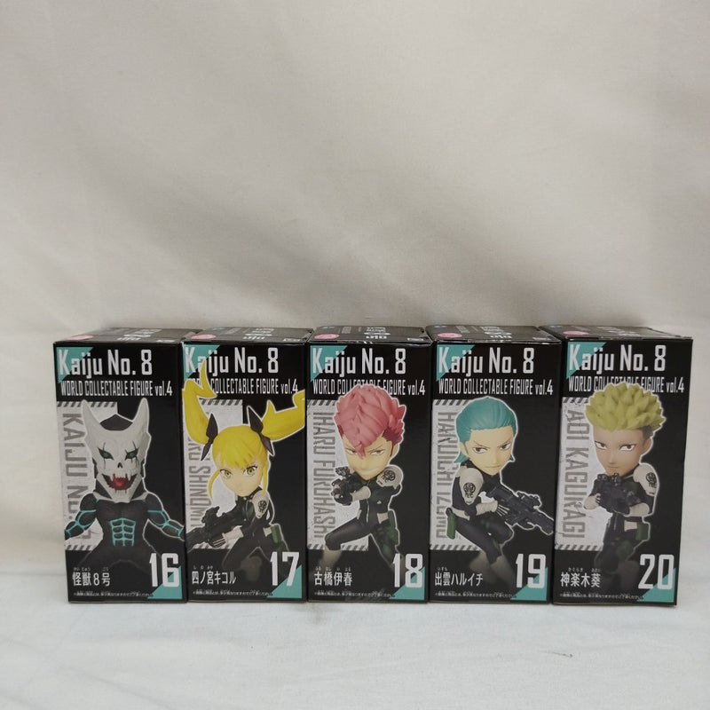 【中古】【未開封】全5種セット 「怪獣8号」 ワールドコレクタブルフィギュアvol.4＜フィギュア＞（代引き不可）6573