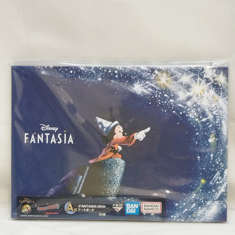 【中古】【未開封】ミッキーマウス FANTASIA 85th アートボード 一番くじ  A賞 全２種セット＜フィギュア＞（代引き不可）6573