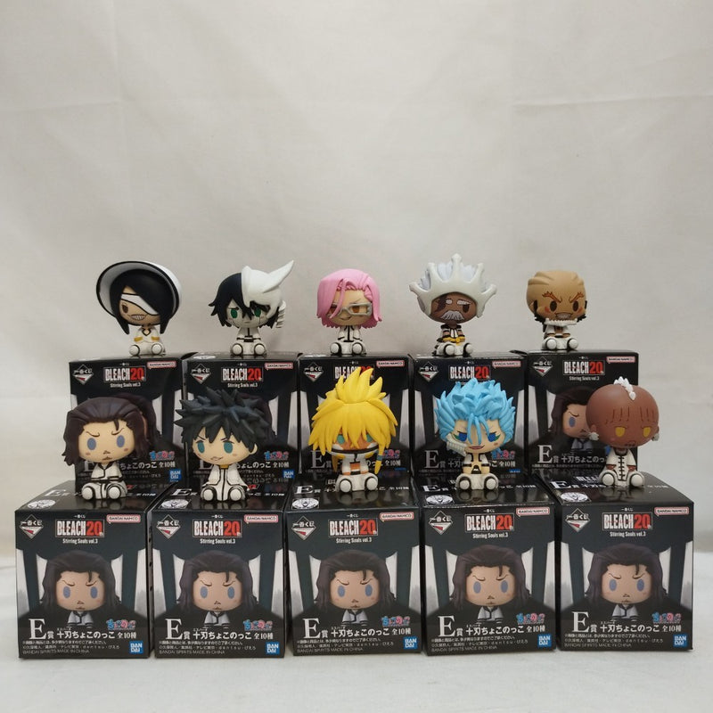 【中古】【開封品】全10種セット 十刃ちょこのっこ 「一番くじ BLEACH-ブリーチ- Stirring Souls vol.3」 E賞＜フィギュア＞（代引き不可）6573