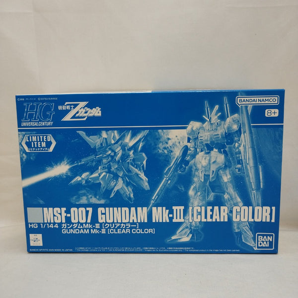 【中古】【未組立】1/144 HGUC MSF-007 ガンダムMk-III[クリアカラー] 「機動戦士Zガンダム MSV」 イベント限定 [5064243]＜プラモデル＞（代引き不可）6573