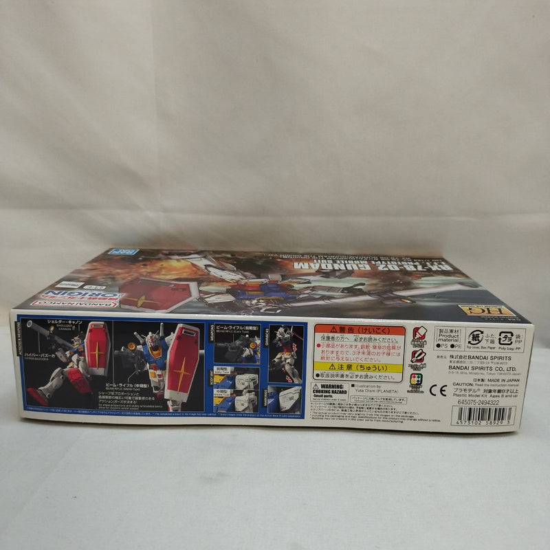【中古】【未組立】1/144 HG RX-78-02 ガンダム(GUNDAM THE ORIGIN版) 「機動戦士ガンダム THE ORIGIN」 [5058929]＜プラモデル＞（代引き不可）6573