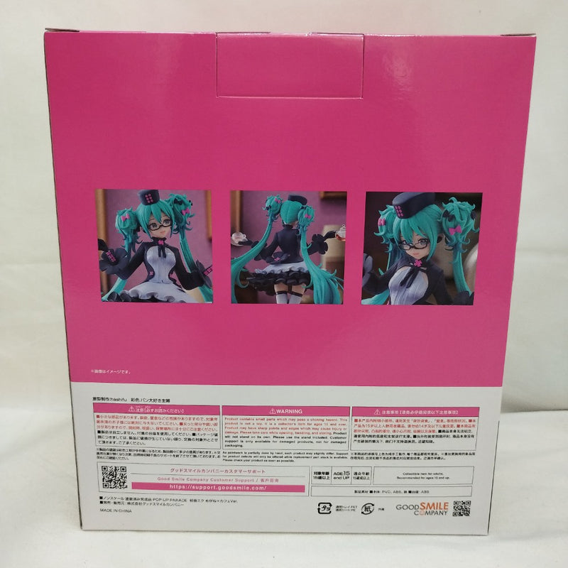 【中古】【未開封】POP UP PARADE 初音ミク めがね×カフェVer. 「グッスマくじ 初音ミク 2025 Autumn」 B＆Wゲット賞＜フィギュア＞（代引き不可）6573