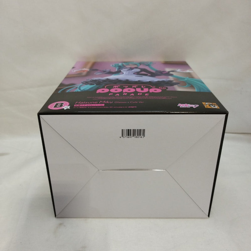 【中古】【未開封】POP UP PARADE 初音ミク めがね×カフェVer. 「グッスマくじ 初音ミク 2025 Autumn」 B＆Wゲット賞＜フィギュア＞（代引き不可）6573