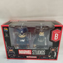 【中古】【未開封】ベアブリック B.キャプテン・アメリカ＆ウィンター・ソルジャー 「Happyくじ BE＠RBRICK」 ペアボックス賞＜フィギュア＞（代引き不可）6573