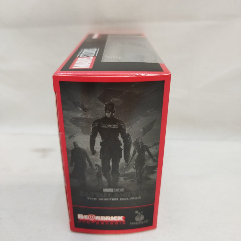【中古】【未開封】ベアブリック B.キャプテン・アメリカ＆ウィンター・ソルジャー 「Happyくじ BE＠RBRICK」 ペアボックス賞＜フィギュア＞（代引き不可）6573