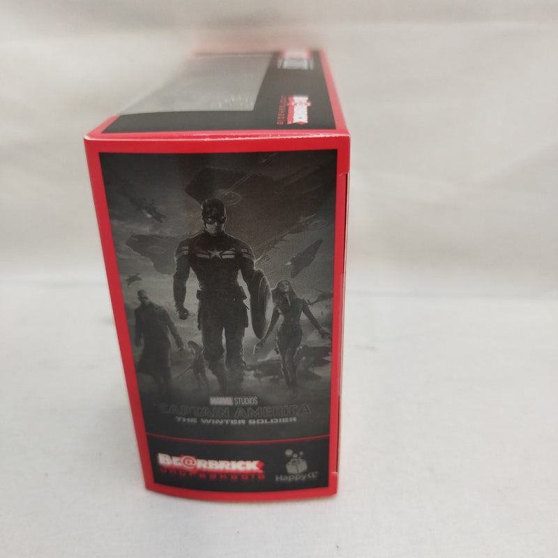 【中古】【未開封】ベアブリック B.キャプテン・アメリカ＆ウィンター・ソルジャー 「Happyくじ BE＠RBRICK」 ペアボックス賞＜フィギュア＞（代引き不可）6573