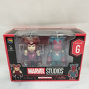 【中古】【未開封】ベアブリック G.スカーレット・ウィッチ＆ヴィジョン 「Happyくじ BE＠RBRICK」 ペアボックス賞＜フィギュア＞（代引き不可）6573