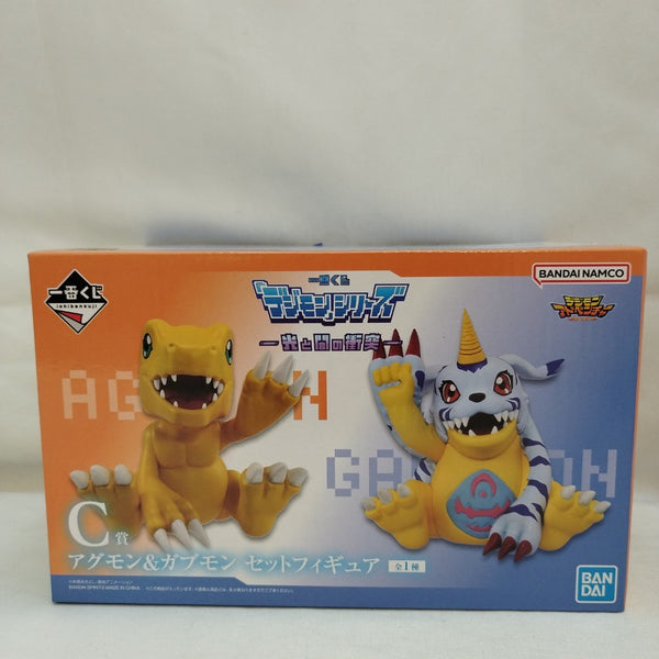 【中古】【未開封】アグモン＆ガブモン セットフィギュア(2体セット) 「一番くじ 『デジモン』シリーズ -光と闇の衝突-」 C賞＜フィギュア＞（代引き不可）6573