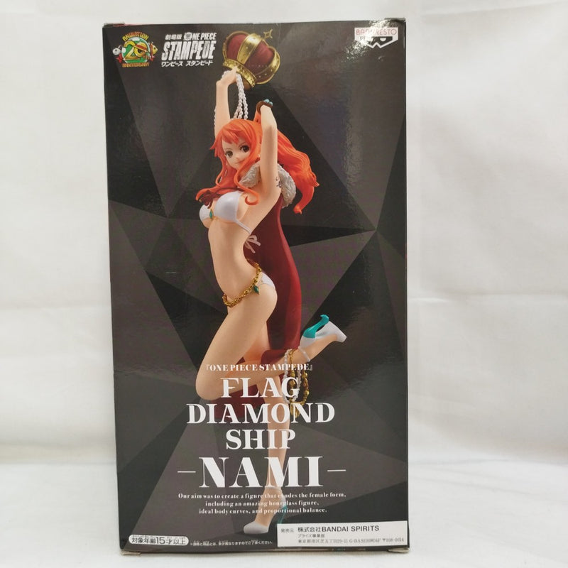 【中古】【未開封】ナミ 「劇場版 ワンピース STAMPEDE」 FLAG DIAMOND SHIP-NAMI-＜フィギュア＞（代引き不可）6573