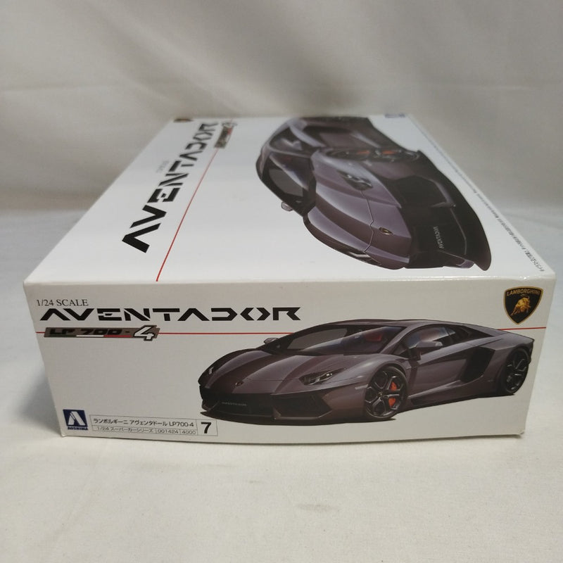 【中古】【未組立】1/24 ランボルギーニ アヴェンタドール LP700-4 「スーパーカーシリーズ No.7」 [001424]＜プラモデル＞（代引き不可）6573