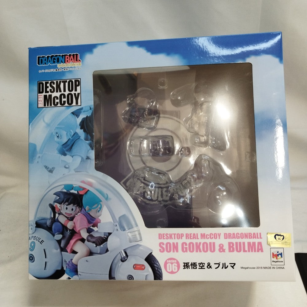 中古】【開封済】DESKTOP REAL McCOY 06 孫悟空＆ブルマ