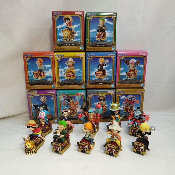 【中古】【開封品】【セット】ワールドコレクタブルフィギュア 麦わらストア ALL ABOARD! 10種＜フィギュア＞（代引き不可）6573