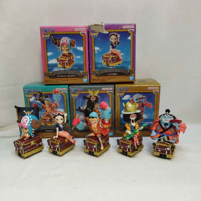 【中古】【開封品】【セット】ワールドコレクタブルフィギュア 麦わらストア ALL ABOARD! 10種＜フィギュア＞（代引き不可）6573