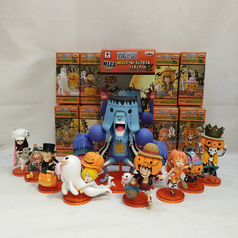 【中古】【開封品】【セット】「ワンピース」ワールドコレクタブルフィギュア〜HALLOWEEN SPECIAL2〜全9種＜フィギュア＞（代引き不可）6573