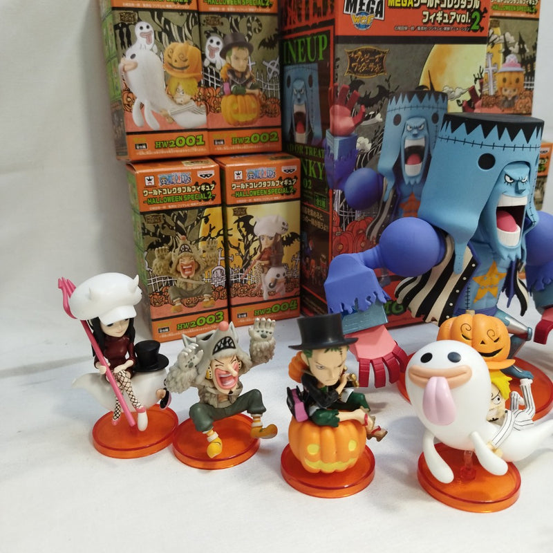 【中古】【開封品】【セット】「ワンピース」ワールドコレクタブルフィギュア〜HALLOWEEN SPECIAL2〜全9種＜フィギュア＞（代引き不可）6573