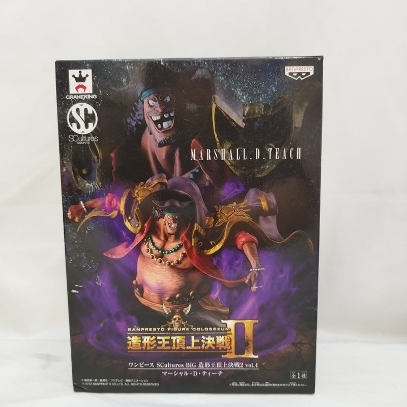 【中古】【未開封】マーシャル・D・ティーチ(黒ひげ) 「ワンピース」 SCultures BIG 造形王頂上決戦2 vol.4＜フィギュア＞（代引き不可）6573