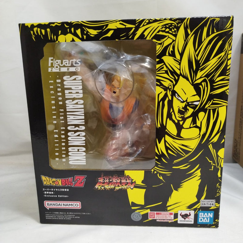 【中古】【未開封】フィギュアーツZERO [超激戦] スーパーサイヤ人3孫悟空-龍拳爆発- -Exclusive Edition-＜フィギュア＞（代引き不可）6573