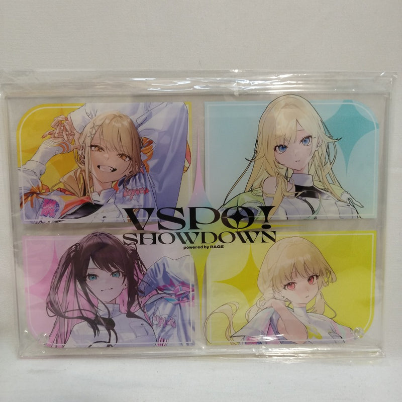 【中古】【未開封】花芽なずな＆小雀とと＆神成きゅぴ＆藍沢エマ チーム別アクリルパネル＜コレクターズアイテム＞（代引き不可）6573