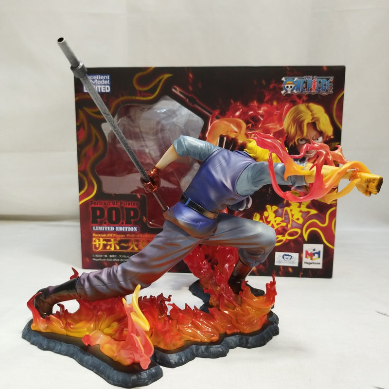 【中古】【開封品】サボ 〜火拳継承〜 「ワンピース」 エクセレントモデルLIMITED Portrait.Of.Pirates “LIMITED EDITION” ＜フィギュア＞（代引き不可）6573