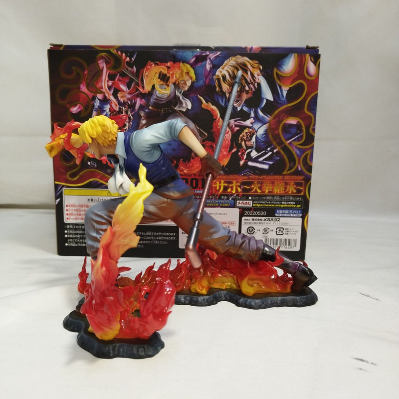 【中古】【開封品】サボ 〜火拳継承〜 「ワンピース」 エクセレントモデルLIMITED Portrait.Of.Pirates “LIMITED EDITION” ＜フィギュア＞（代引き不可）6573