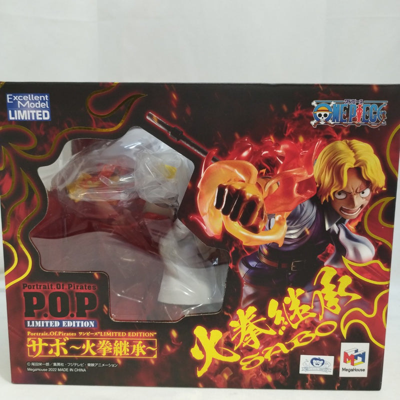 【中古】【開封品】サボ 〜火拳継承〜 「ワンピース」 エクセレントモデルLIMITED Portrait.Of.Pirates “LIMITED EDITION” ＜フィギュア＞（代引き不可）6573
