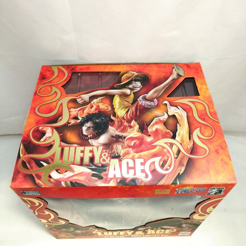 【中古】【開封品】ルフィ＆エース 〜兄弟の絆〜 20th LIMITED Ver. 「ワンピース」 Portrait.Of.Pirates“NEO-MAXIMUM” ＜フィギュア＞（代引き不可）6573