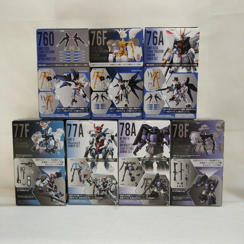 【中古】【未組立】全7種セット 「機動戦士ガンダム GフレームFA 08」＜プラモデル＞（代引き不可）6573