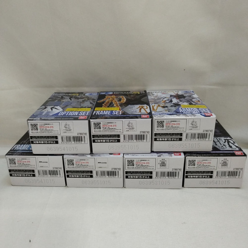 【中古】【未組立】全7種セット 「機動戦士ガンダム GフレームFA 08」＜プラモデル＞（代引き不可）6573