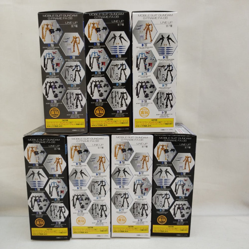 【中古】【未組立】全7種セット 「機動戦士ガンダム GフレームFA 08」＜プラモデル＞（代引き不可）6573