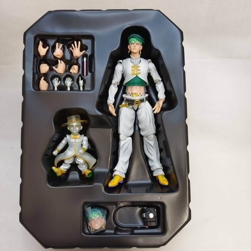 ひ*な様 ジョジョの奇妙な冒険 岸辺露伴＆ヘブンズ・ドアー フィギュア ラストワ 中古】【開封品】超像可動 岸辺露伴＆ヘブンズ・ドアー 「ジョジョの