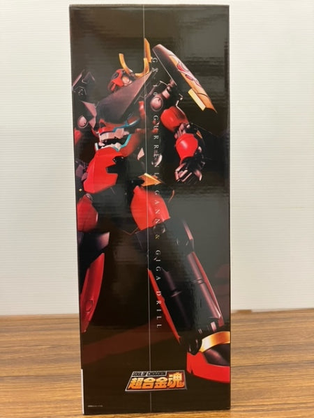 【中古】【未開封】超合金魂 GX-107 完全変形合体グレンラガン＆大回転ギガドリルセット 「天元突破グレンラガン」＜フィギュア＞（代引き不可）6576