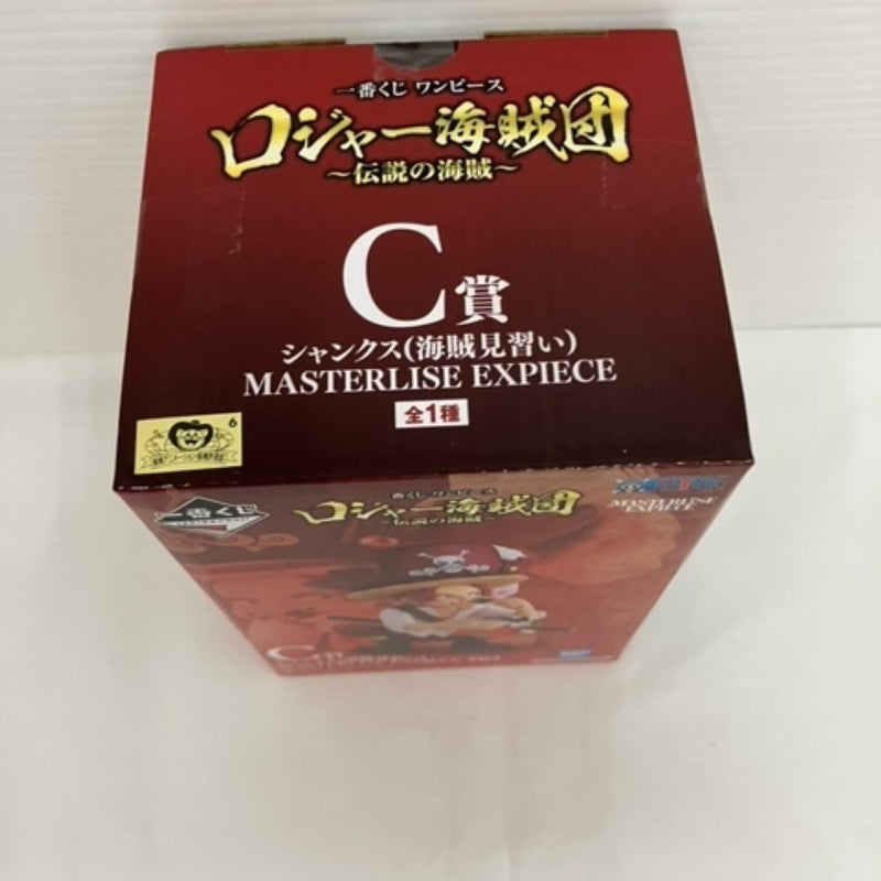 【中古】【未開封】シャンクス(海賊見習い) 「一番くじ ワンピース ロジャー海賊団〜伝説の海賊〜」 MASTERLISE EXPIECE C賞＜フィギュア＞（代引き不可）6576