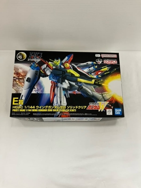 【中古】【未組立】1/144 HGAC ウイングガンダムゼロ ソリッドクリア 「一番くじ 機動戦士ガンダム ガンプラ 2024」 E賞＜プラモデル＞（代引き不可）6576