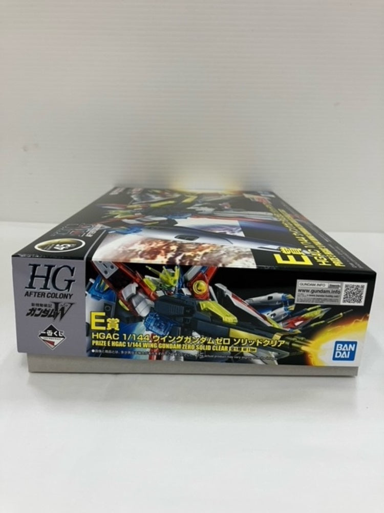 【中古】【未組立】1/144 HGAC ウイングガンダムゼロ ソリッドクリア 「一番くじ 機動戦士ガンダム ガンプラ 2024」 E賞＜プラモデル＞（代引き不可）6576
