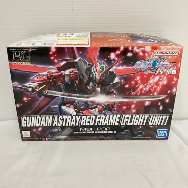 【中古】【未組立】1/144 HG MBF-P02 ガンダムアストレイ レッドフレーム(フライトユニット装備) 機動戦士ガンダム＜プラモデル＞（代引き不可）6576
