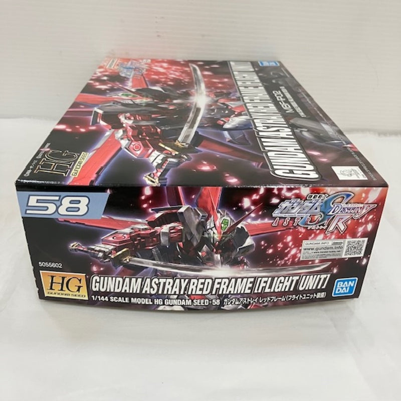 【中古】【未組立】1/144 HG MBF-P02 ガンダムアストレイ レッドフレーム(フライトユニット装備) 機動戦士ガンダム＜プラモデル＞（代引き不可）6576