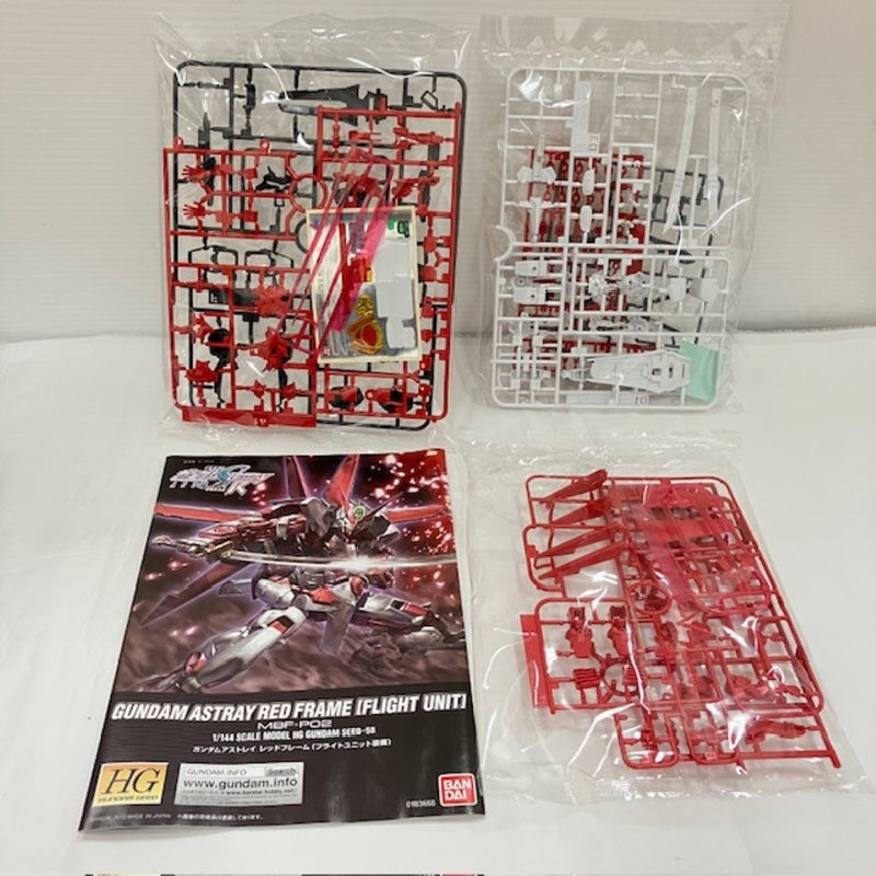 【中古】【未組立】1/144 HG MBF-P02 ガンダムアストレイ レッドフレーム(フライトユニット装備) 機動戦士ガンダム＜プラモデル＞（代引き不可）6576