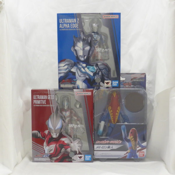 【中古】【未開封】【セット】S.H.Figuarts ウルトラマンジード＆ウルトラマンゼット・メトロン星人 3点＜フィギュア＞（代引き不可）6582