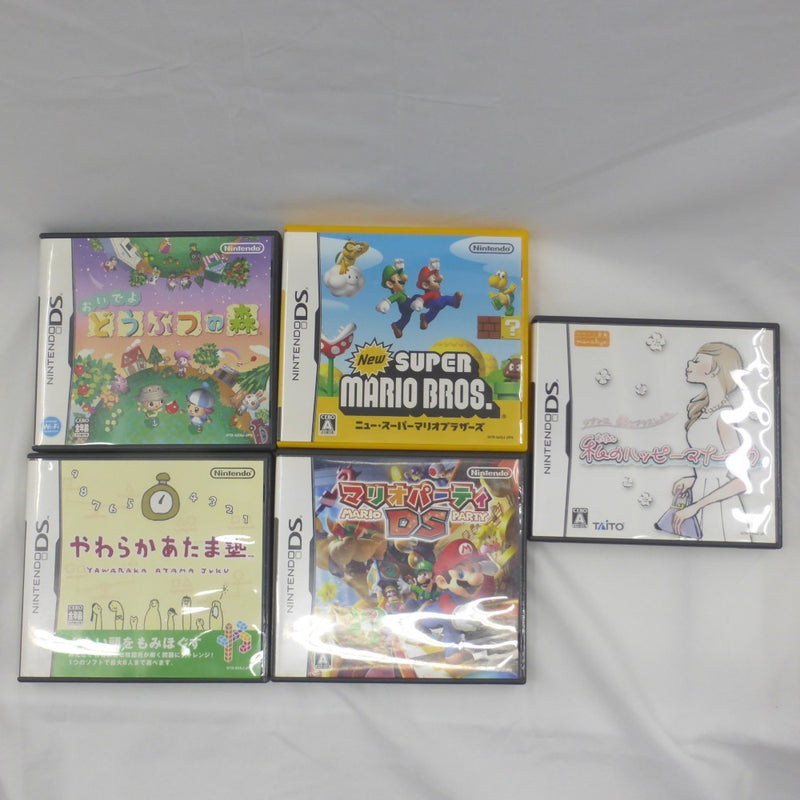 【中古】【開封品・ジャンク】【セット】Nintendo DS Lite＆Nintendo DSソフト9点＜レトロゲーム＞（代引き不可）6582